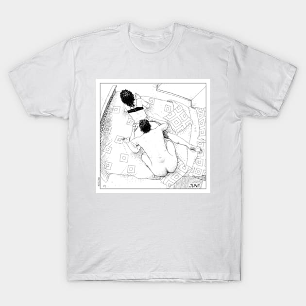 asc 547_My New Year's resolutions_June T-Shirt by apolloniasaintclair